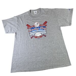 Adidas New York Yankees 2004 Opening Day T Shirt Adult Large MLB USA Vintage